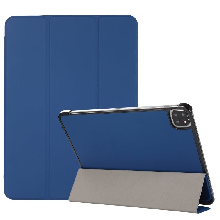 3-folding Skin Texture Horizontal Flip TPU + PU Leather Case with Holder, For iPad Air 11 2024 / 2022 / 2020 10.9, For iPad 9.7 (2018) / 9.7 (2017) / air / air2, For Samsung Galaxy Tab A7 10.4(2020) T500 / T505