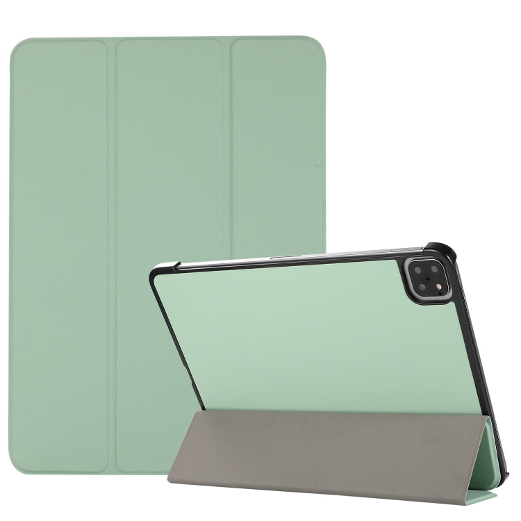 3-folding Skin Texture Horizontal Flip TPU + PU Leather Case with Holder, For iPad Air 11 2024 / 2022 / 2020 10.9, For iPad 9.7 (2018) / 9.7 (2017) / air / air2, For Samsung Galaxy Tab A7 10.4(2020) T500 / T505