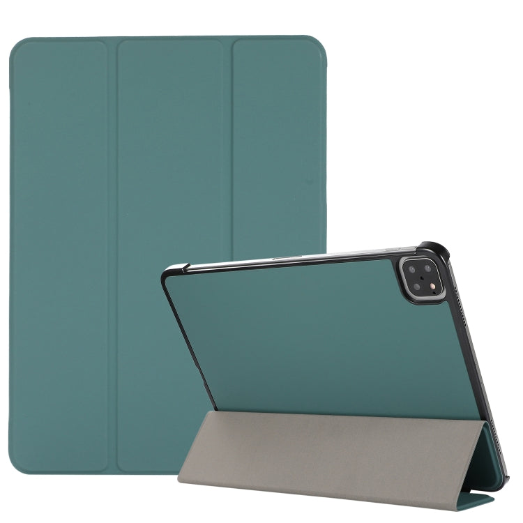 3-folding Skin Texture Horizontal Flip TPU + PU Leather Case with Holder, For iPad Air 11 2024 / 2022 / 2020 10.9, For iPad 9.7 (2018) / 9.7 (2017) / air / air2, For Samsung Galaxy Tab A7 10.4(2020) T500 / T505