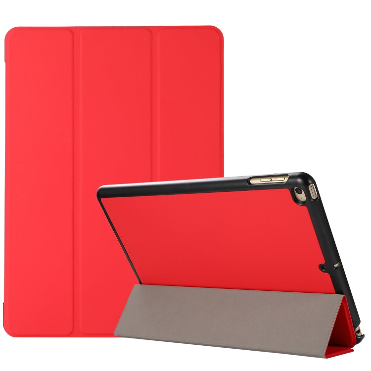 3-folding Skin Texture Horizontal Flip TPU + PU Leather Case with Holder, For iPad Air 11 2024 / 2022 / 2020 10.9, For iPad 9.7 (2018) / 9.7 (2017) / air / air2, For Samsung Galaxy Tab A7 10.4(2020) T500 / T505