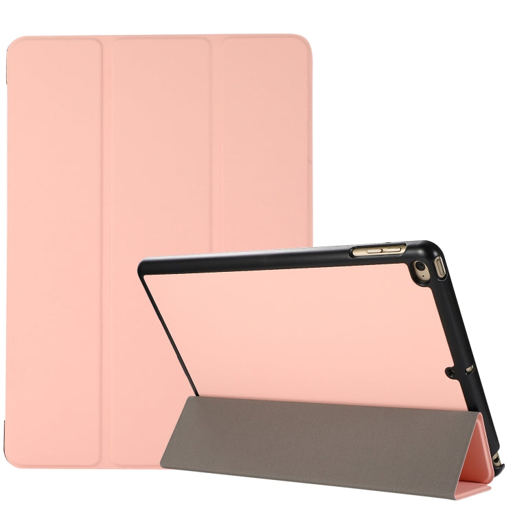3-folding Skin Texture Horizontal Flip TPU + PU Leather Case with Holder, For iPad Air 11 2024 / 2022 / 2020 10.9, For iPad 9.7 (2018) / 9.7 (2017) / air / air2, For Samsung Galaxy Tab A7 10.4(2020) T500 / T505