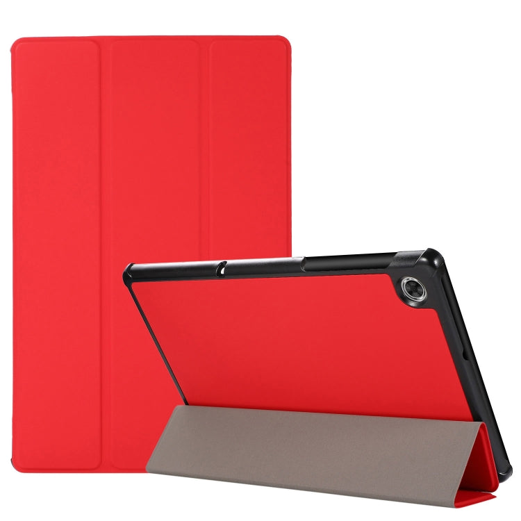 3-folding Skin Texture Horizontal Flip TPU + PU Leather Case with Holder, For iPad Air 11 2024 / 2022 / 2020 10.9, For iPad 9.7 (2018) / 9.7 (2017) / air / air2, For Samsung Galaxy Tab A7 10.4(2020) T500 / T505