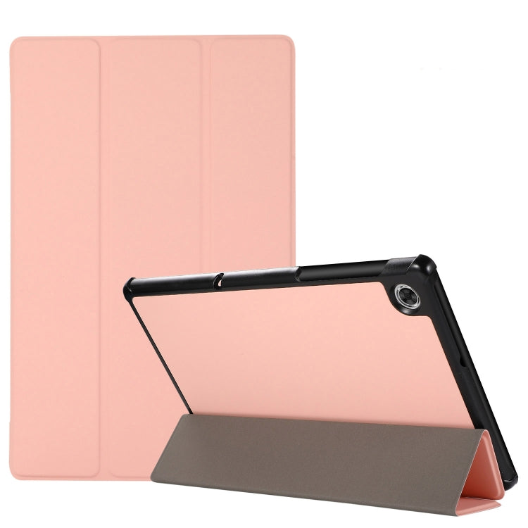 3-folding Skin Texture Horizontal Flip TPU + PU Leather Case with Holder, For iPad Air 11 2024 / 2022 / 2020 10.9, For iPad 9.7 (2018) / 9.7 (2017) / air / air2, For Samsung Galaxy Tab A7 10.4(2020) T500 / T505