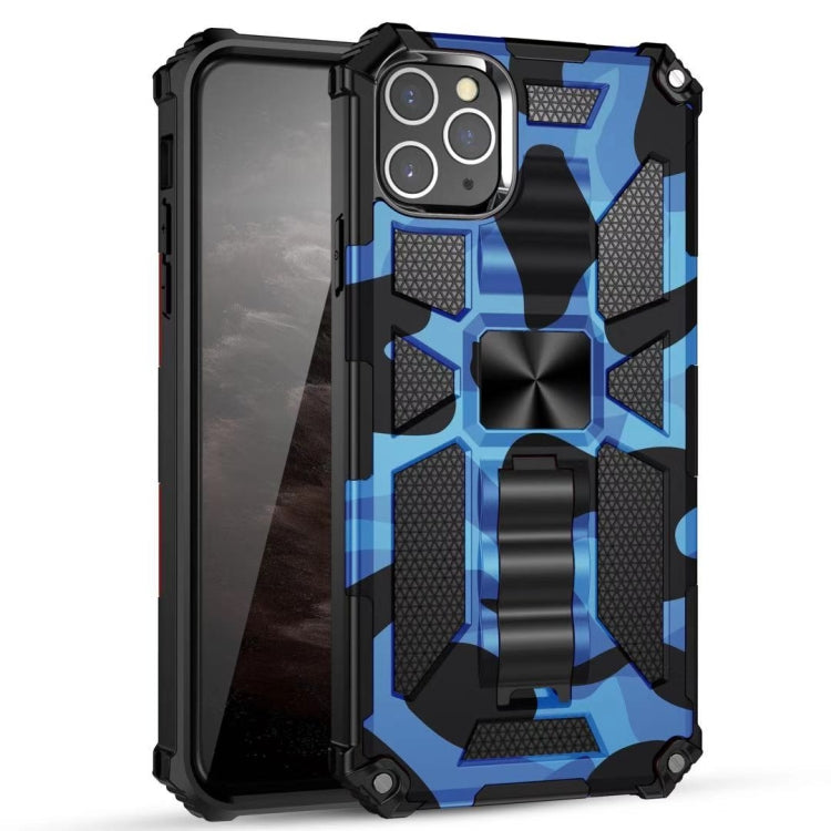 Camouflage Armor Shockproof TPU + PC Magnetic Protective Case with Holder, For iPhone 12 / 12 Pro, For iPhone 12 Pro Max, For iPhone 12 mini