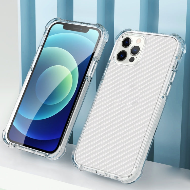 Carbon Fiber Acrylic Protective Case, For iPhone 12 mini, For iPhone 12 / 12 Pro, For iPhone 12 Pro Max