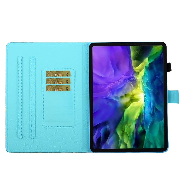 Coloured Drawing Stitching Horizontal Flip Leather Case with Holder & Card Slot & Sleep / Wake-up Function, For iPad Pro 11 (2020) / (2018), For iPad 10.2 2021 / 2020 / 2019 / Air (2019), For iPad Air / Air 2 / 9.7 (2017) & (2018)...