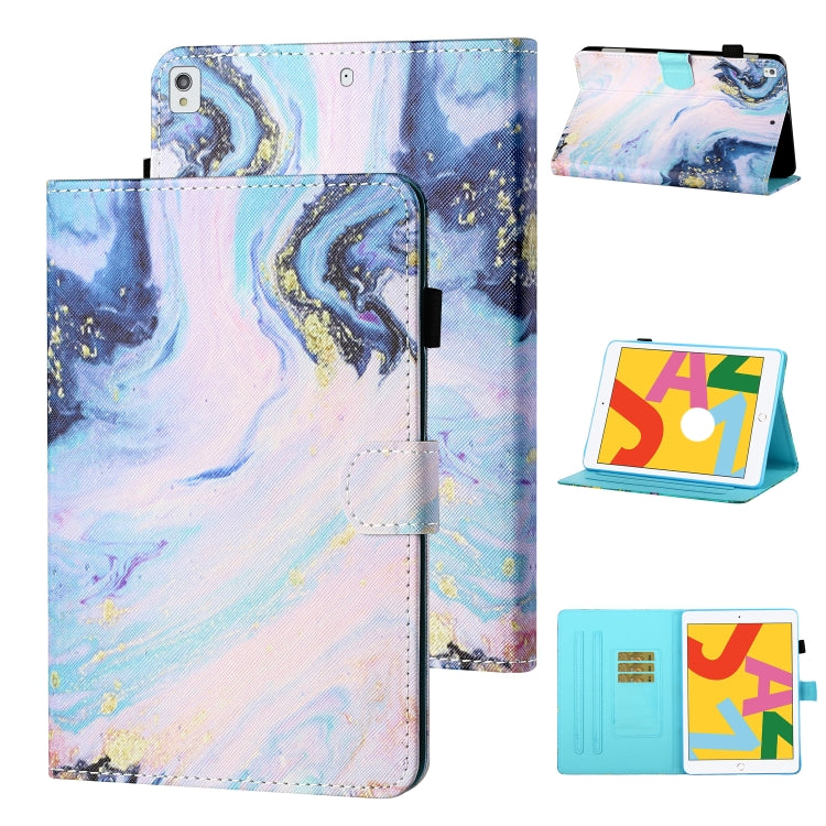Coloured Drawing Stitching Horizontal Flip Leather Case with Holder & Card Slot & Sleep / Wake-up Function, For iPad Pro 11 (2020) / (2018), For iPad 10.2 2021 / 2020 / 2019 / Air (2019), For iPad Air / Air 2 / 9.7 (2017) & (2018)...