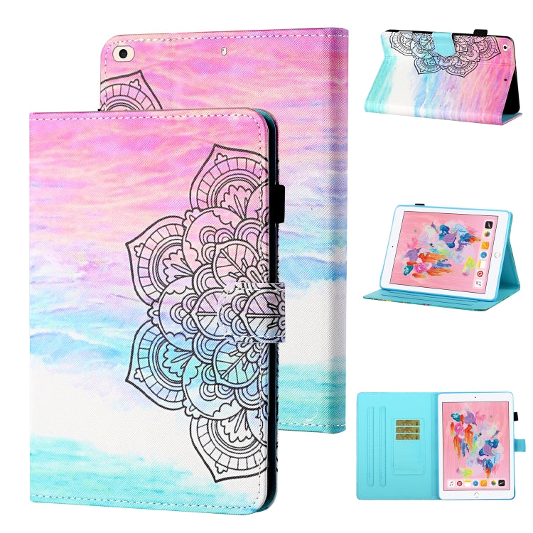 Coloured Drawing Stitching Horizontal Flip Leather Case with Holder & Card Slot & Sleep / Wake-up Function, For iPad Pro 11 (2020) / (2018), For iPad 10.2 2021 / 2020 / 2019 / Air (2019), For iPad Air / Air 2 / 9.7 (2017) & (2018)...