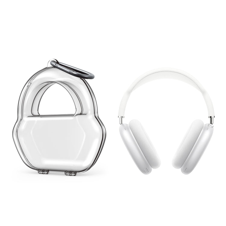 PP Jelly Color Headphone Protective Case for AirPods Max, with Hook, PP Black, PP White, PP Blue, PP Green, PP Red