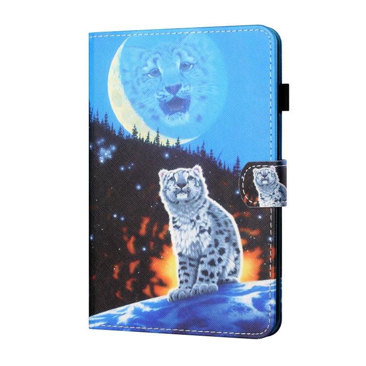 Sewing Thread Horizontal Painted Flat Leather Case with Pen Cover & Anti Skid Strip & Card Slot & Holder & Sleep / Wake-up Function, For iPad Air 2, For iPad 9.7 (2018) / (2017)