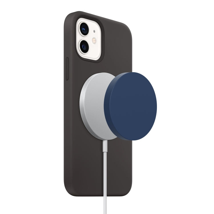 Magsafe Wireless Charger Silicone Protective Case, Pink, Black, Red, Grey, Wine Red, Green, Warm White, Light Purple, Dark Blue