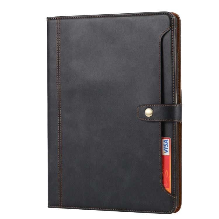 Calf Texture Double Fold Clasp Horizontal Flip Leather Case with Photo Frame & Holder & Card Slots & Wallet, For iPad 10.2, For iPad Pro 10.5, For iPad 9.7 (2018/2017) / Air 2, For iPad mini 5 / mini 4 / mini 3, For iPad Pro 11 inch (2020)...