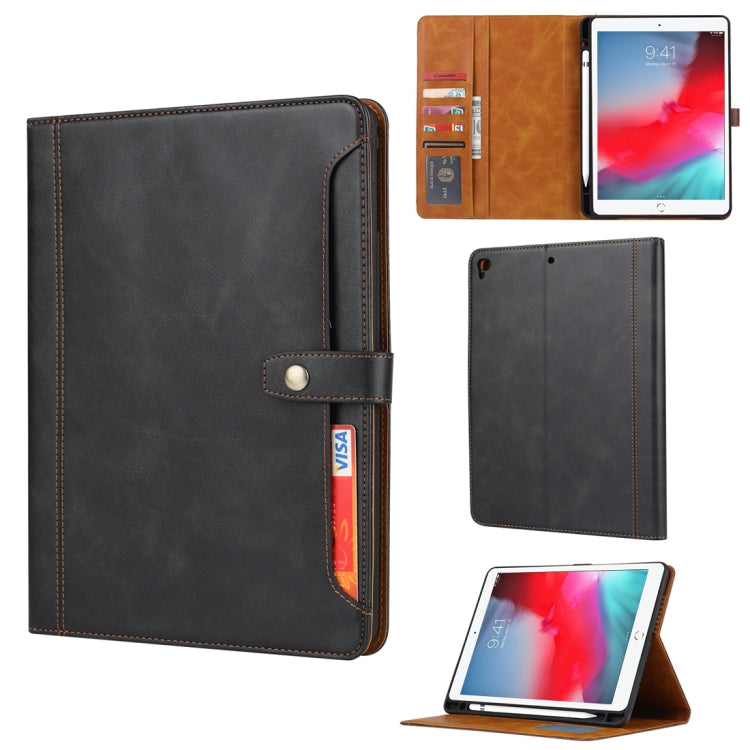 Calf Texture Double Fold Clasp Horizontal Flip Leather Case with Photo Frame & Holder & Card Slots & Wallet, For iPad 10.2, For iPad Pro 10.5, For iPad 9.7 (2018/2017) / Air 2, For iPad mini 5 / mini 4 / mini 3, For iPad Pro 11 inch (2020)...