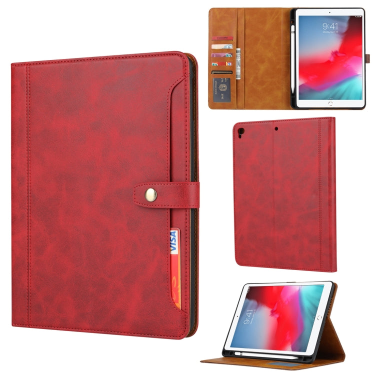 Calf Texture Double Fold Clasp Horizontal Flip Leather Case with Photo Frame & Holder & Card Slots & Wallet, For iPad 10.2, For iPad Pro 10.5, For iPad 9.7 (2018/2017) / Air 2, For iPad mini 5 / mini 4 / mini 3, For iPad Pro 11 inch (2020)...
