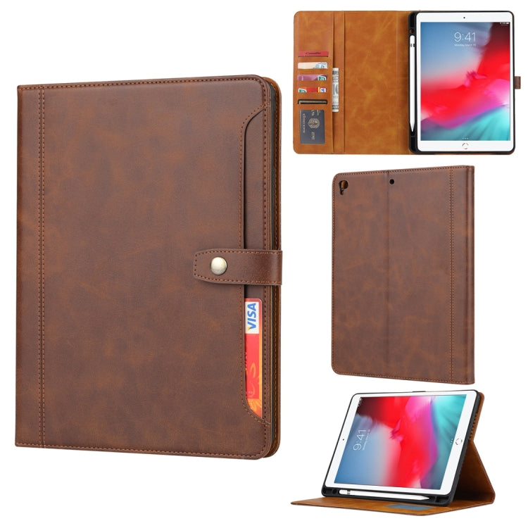 Calf Texture Double Fold Clasp Horizontal Flip Leather Case with Photo Frame & Holder & Card Slots & Wallet, For iPad 10.2, For iPad Pro 10.5, For iPad 9.7 (2018/2017) / Air 2, For iPad mini 5 / mini 4 / mini 3, For iPad Pro 11 inch (2020)...