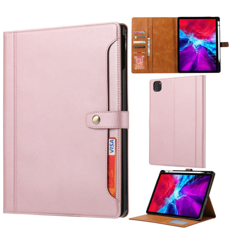 Calf Texture Double Fold Clasp Horizontal Flip Leather Case with Photo Frame & Holder & Card Slots & Wallet, For iPad 10.2, For iPad Pro 10.5, For iPad 9.7 (2018/2017) / Air 2, For iPad mini 5 / mini 4 / mini 3, For iPad Pro 11 inch (2020)...