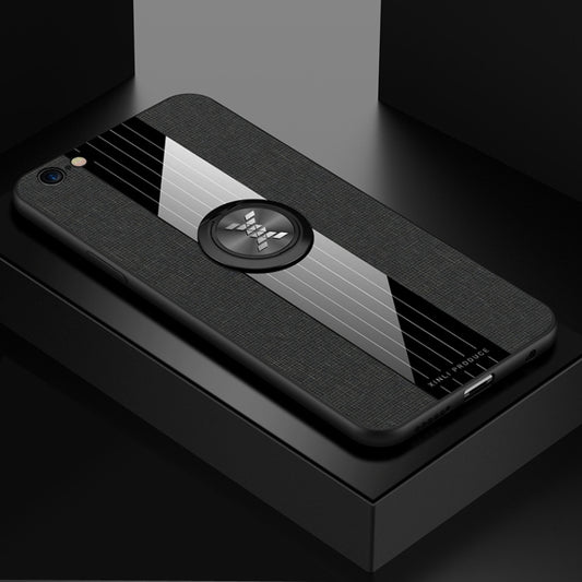 XINLI Stitching Cloth Textue Shockproof TPU Protective Case with Ring Holder, For iPhone XS Max, For iPhone 6 / 6s, For iPhone 6 Plus / 6s Plus