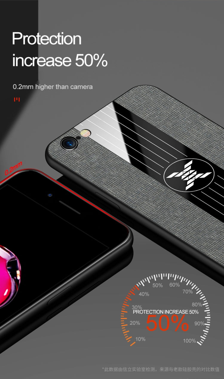 XINLI Stitching Cloth Textue Shockproof TPU Protective Case, For iPhone 6 & 6s, For iPhone 6 Plus & 6s Plus