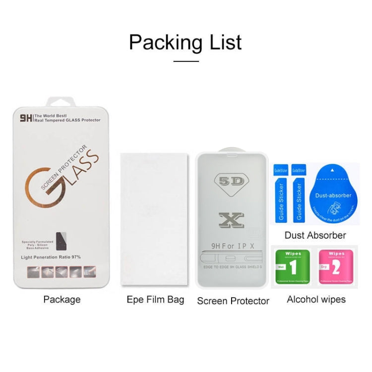 9H 5D Full Glue Full Screen Tempered Glass Film