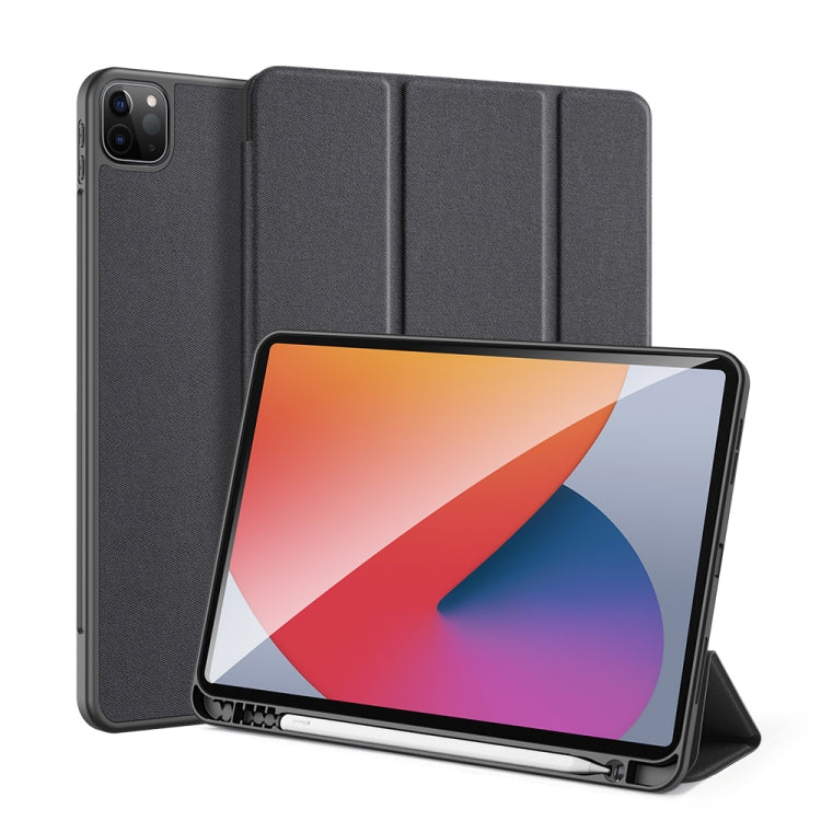 DUX DUCIS Domo Series Horizontal Flip Magnetic TPU + PU Leather Case with Three-folding Holder & Pen Slot & Sleep / Wake-up Function, iPad Pro 11 （2021）/(2020), iPad Pro 12.9 2021 / 2020