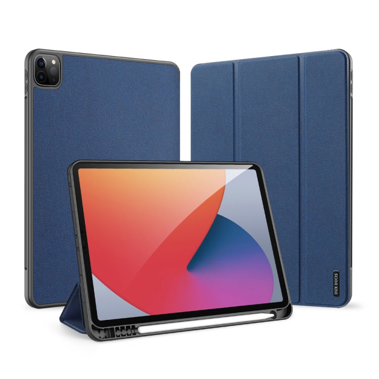 DUX DUCIS Domo Series Horizontal Flip Magnetic TPU + PU Leather Case with Three-folding Holder & Pen Slot & Sleep / Wake-up Function, iPad Pro 11 （2021）/(2020), iPad Pro 12.9 2021 / 2020