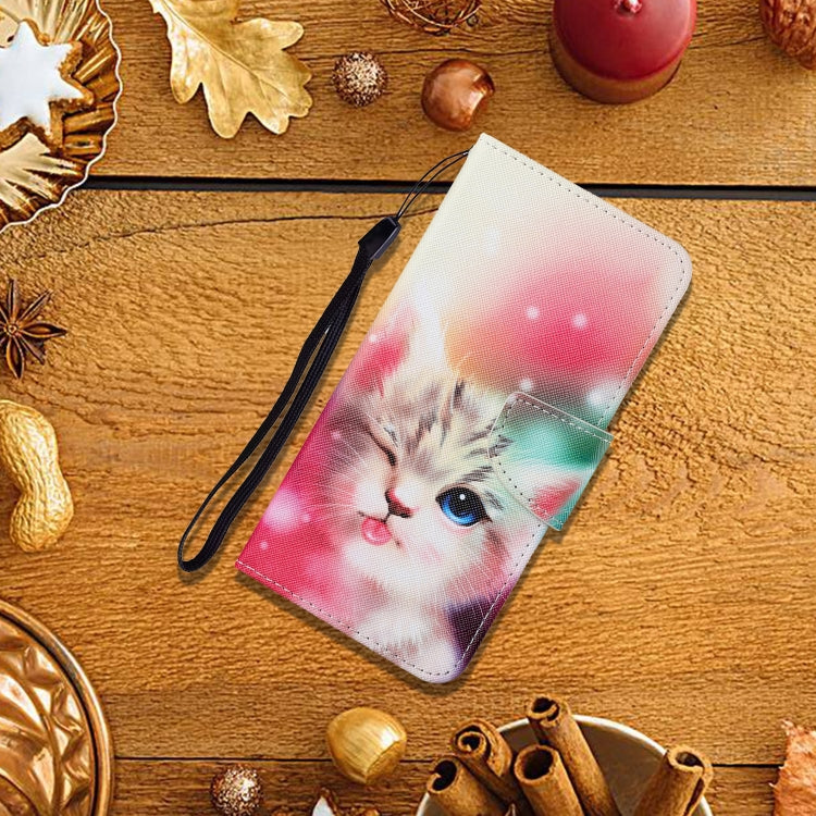 Painted Pattern Horizontal Flip Leathe Case, For iPhone 12/12 Pro