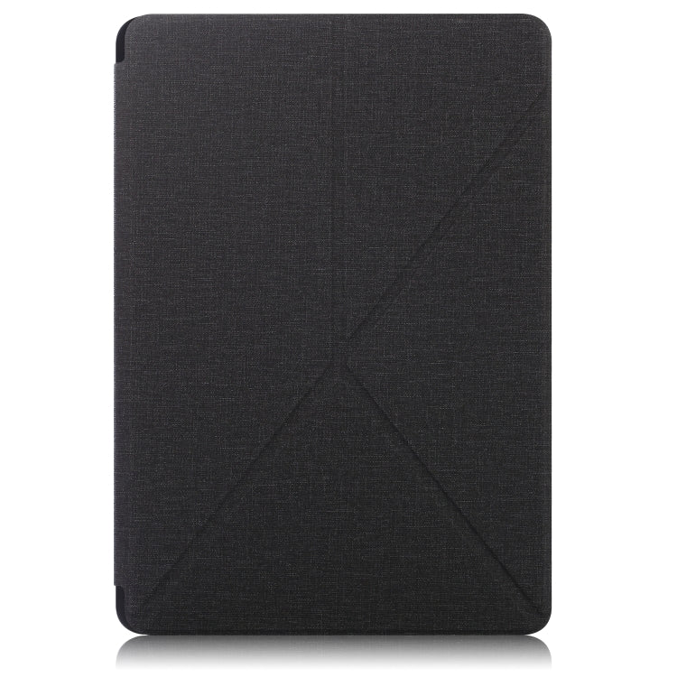 Cloth Texture Multi-folding Horizontal Flip PU Leather Shockproof Case with Holder & Sleep / Wake-up Function, For Samsung Galaxy Tab S8+ / Tab S8 Plus / Tab S7 FE / Tab S7+ T970 / T975, For Samsung Galaxy Tab S8 / Galaxy Tab S7 T870...