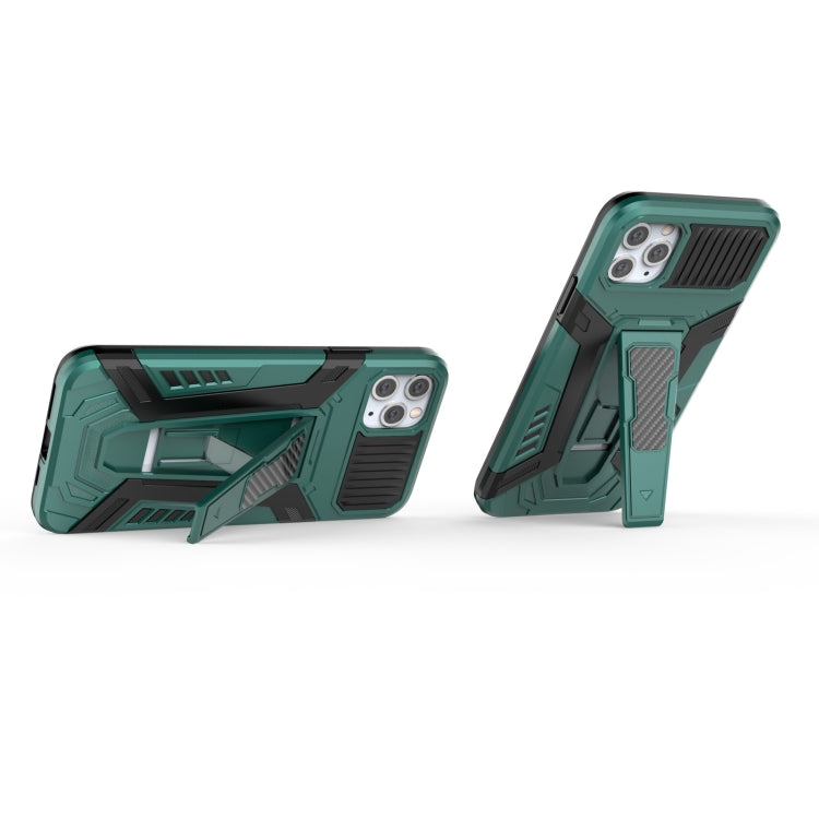 War Chariot Series Armor All-inclusive Shockproof PC + TPU Protective Case with Invisible Holder, For iPhone 12 Pro Max, For iPhone 12 mini