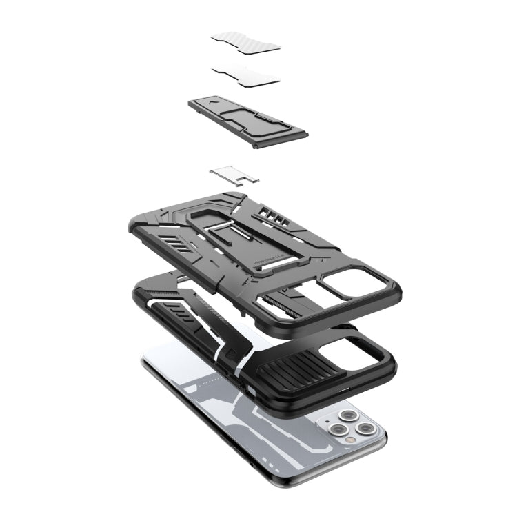 War Chariot Series Armor All-inclusive Shockproof PC + TPU Protective Case with Invisible Holder, For iPhone 11, For iPhone 11 Pro, For iPhone 11 Pro Max, For iPhone 12 / 12 Pro