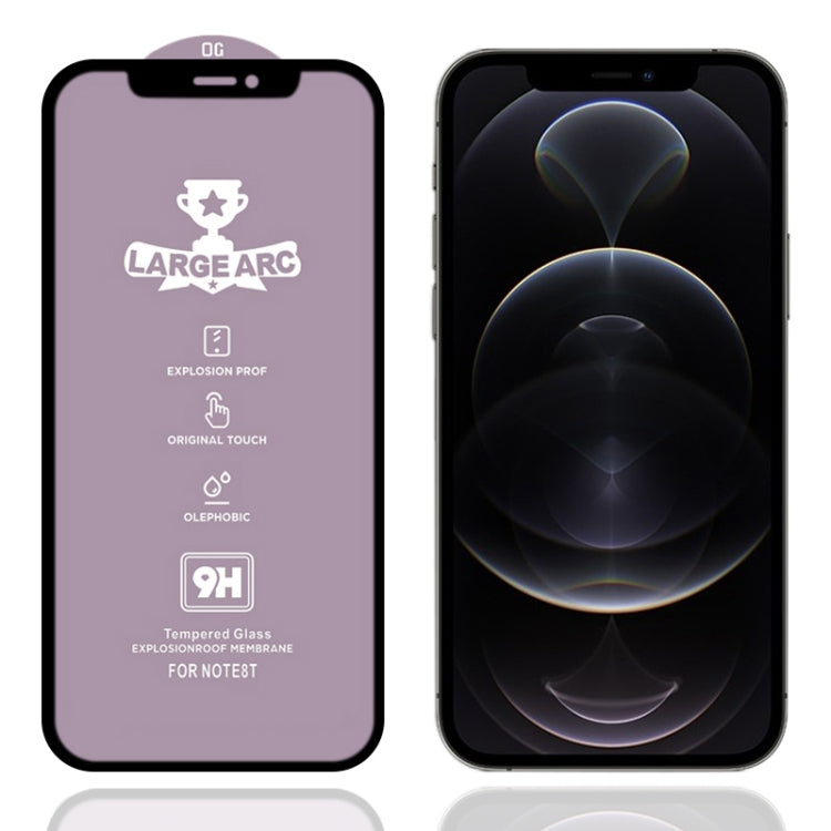 9H HD Large Arc High Alumina Full Screen Tempered Glass Film