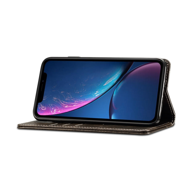 Baroque Simple Horizontal Flip Leather Case, with Holder & Card Slots & Wallet, For iPhone SE 2022 / SE 2020 / 8 / 7, For iPhone 8 Plus / 7 Plus, For iPhone XR, For iPhone XS Max