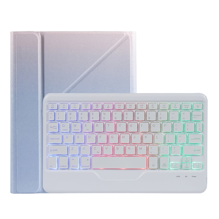 B011S Splittable Backlight Bluetooth Keyboard Leather Case with Triangle Holder & Pen Slot, For iPad 9.7 2018 & 2017 / Pro 9.7 / Air 2, For iPad 10.2 2020 & 2019 / Pro 10.5 inch / Air 3 10.5 inch...