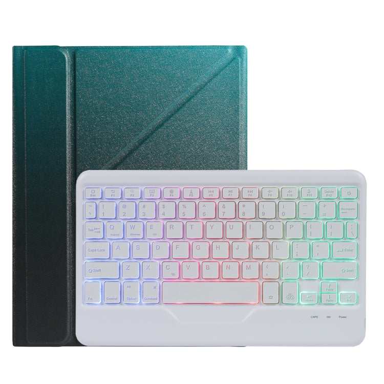 B011S Splittable Backlight Bluetooth Keyboard Leather Case with Triangle Holder & Pen Slot, For iPad 9.7 2018 & 2017 / Pro 9.7 / Air 2, For iPad 10.2 2020 & 2019 / Pro 10.5 inch / Air 3 10.5 inch...