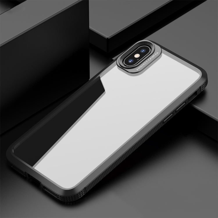 iPAKY MG Series Carbon Fiber Texture Shockproof TPU+ Transparent PC Case, For iPhone 11, For iPhone 11 Pro, For iPhone 11 Pro Max, For iPhone 12 mini, For iPhone 12 / 12 Pro, For iPhone 12 Pro Max, For iPhone XS / X, For iPhone XR, For iPhone XS Max