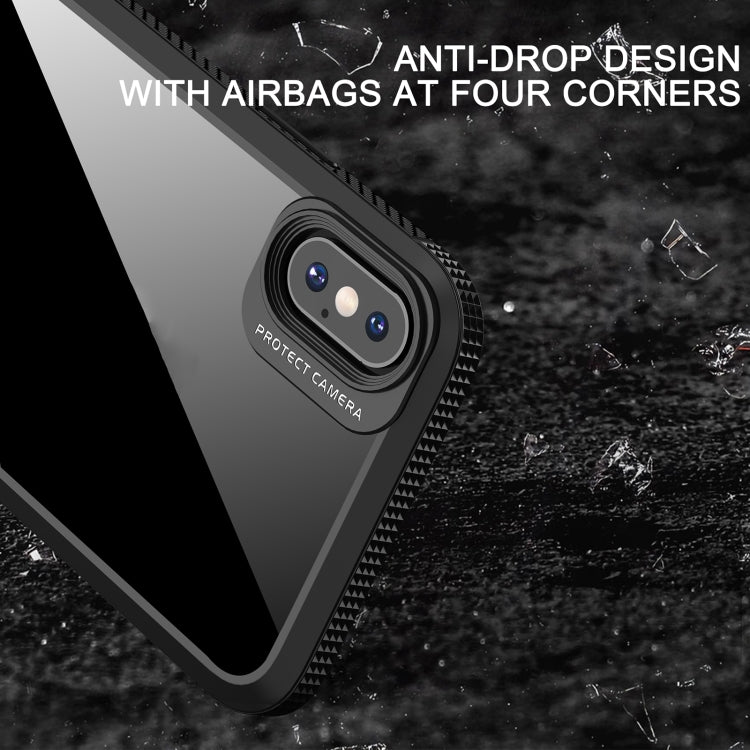 iPAKY MG Series Carbon Fiber Texture Shockproof TPU+ Transparent PC Case, For iPhone 11, For iPhone 11 Pro, For iPhone 11 Pro Max, For iPhone 12 mini, For iPhone 12 / 12 Pro, For iPhone 12 Pro Max, For iPhone XS / X, For iPhone XR, For iPhone XS Max