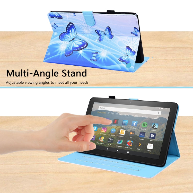 Animal Pattern Horizontal Flip Leather Case with Holder & Card Slots & Photo Frame & Sleep / Wake-up Function, For Amazon Fire HD 10 2019, For Amazon Fire HD 10 2021, For Amazon Kindle Paperwhite 4 / 3 / 2 / 1, For Amazon Kindle Fire 7