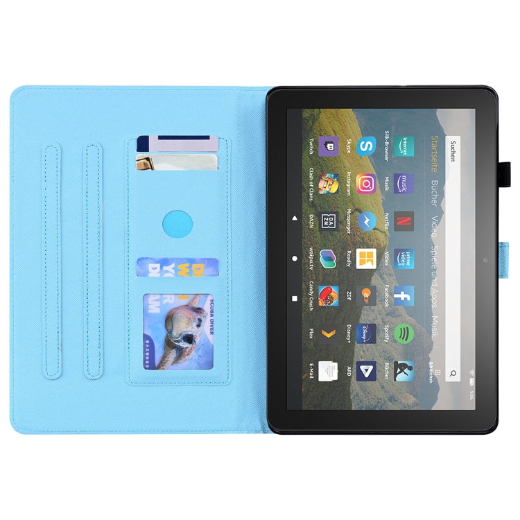 Animal Pattern Horizontal Flip Leather Case with Holder & Card Slots & Photo Frame & Sleep / Wake-up Function, For Amazon Fire HD 10 2019, For Amazon Fire HD 10 2021, For Amazon Kindle Paperwhite 4 / 3 / 2 / 1, For Amazon Kindle Fire 7