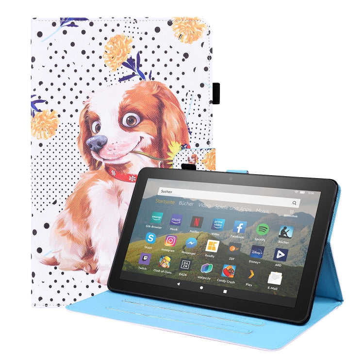 Animal Pattern Horizontal Flip Leather Case with Holder & Card Slots & Photo Frame & Sleep / Wake-up Function, For Amazon Fire HD 10 2019, For Amazon Fire HD 10 2021, For Amazon Kindle Paperwhite 4 / 3 / 2 / 1, For Amazon Kindle Fire 7