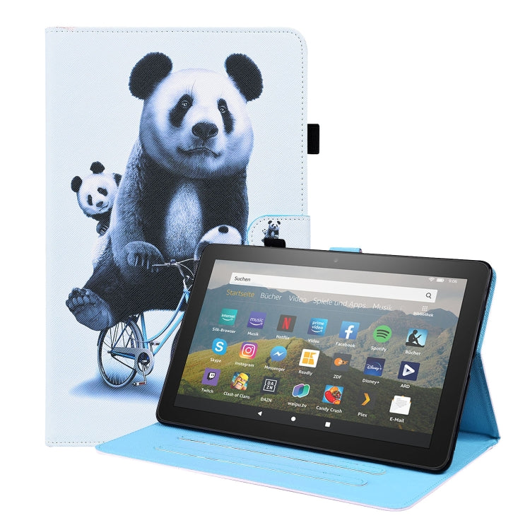 Animal Pattern Horizontal Flip Leather Case with Holder & Card Slots & Photo Frame & Sleep / Wake-up Function, For Amazon Fire HD 10 2019, For Amazon Fire HD 10 2021, For Amazon Kindle Paperwhite 4 / 3 / 2 / 1, For Amazon Kindle Fire 7