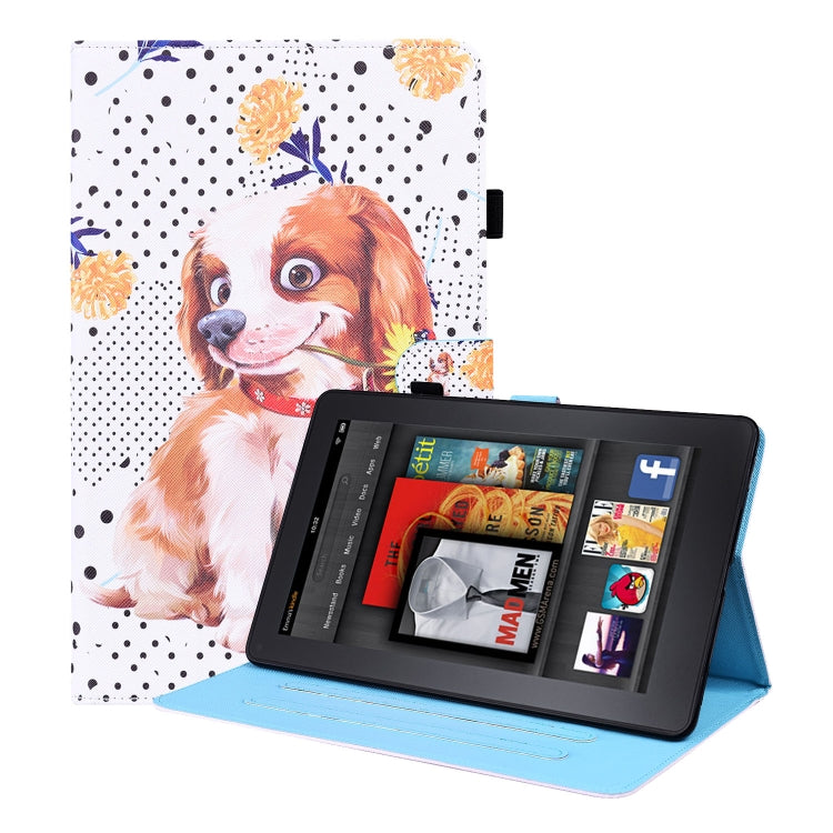 Animal Pattern Horizontal Flip Leather Case with Holder & Card Slots & Photo Frame & Sleep / Wake-up Function, For Amazon Fire HD 10 2019, For Amazon Fire HD 10 2021, For Amazon Kindle Paperwhite 4 / 3 / 2 / 1, For Amazon Kindle Fire 7