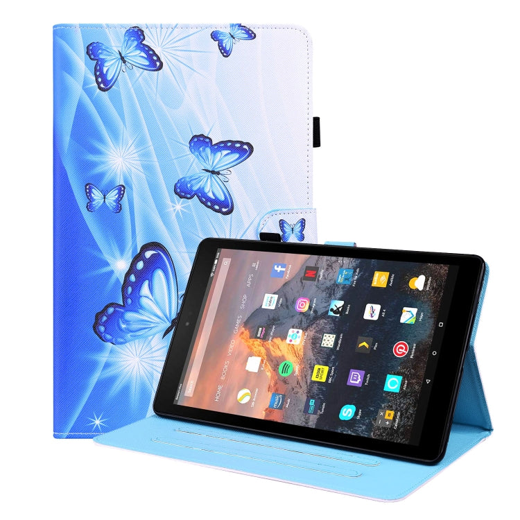 Animal Pattern Horizontal Flip Leather Case with Holder & Card Slots & Photo Frame & Sleep / Wake-up Function, For Amazon Fire HD 10 2019, For Amazon Fire HD 10 2021, For Amazon Kindle Paperwhite 4 / 3 / 2 / 1, For Amazon Kindle Fire 7