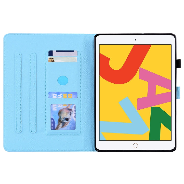 Animal Pattern Horizontal Flip Leather Case with Holder & Card Slots & Photo Frame & Sleep / Wake-up Function, For iPad 9.7 2018 / 2017, For iPad 10.2 2021 / 2020 / 2019, For iPad Mini 5 / 4 / 3 / 2 / 1, For iPad Pro 11 inch 2021 / 2020 & Air 2020 10.9