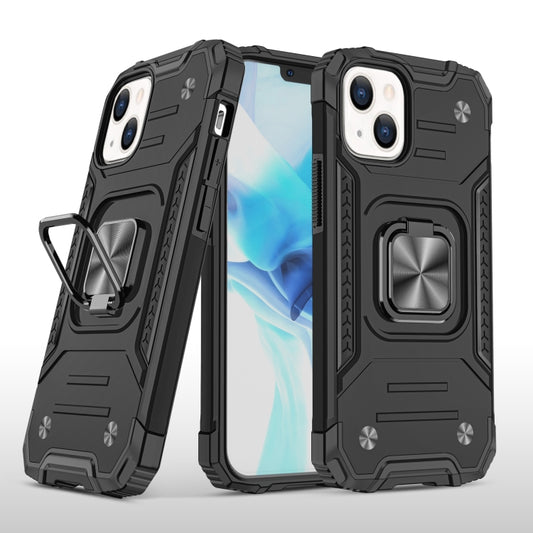 Magnetic Armor Shockproof TPU + PC Case with Metal Ring Holder