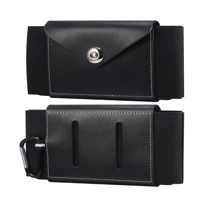 Ultra-thin Elasticity Mobile Phone Leather Case Waist Bag