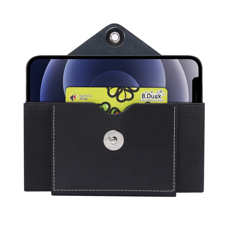 Ultra-thin Elasticity Mobile Phone Leather Case Waist Bag