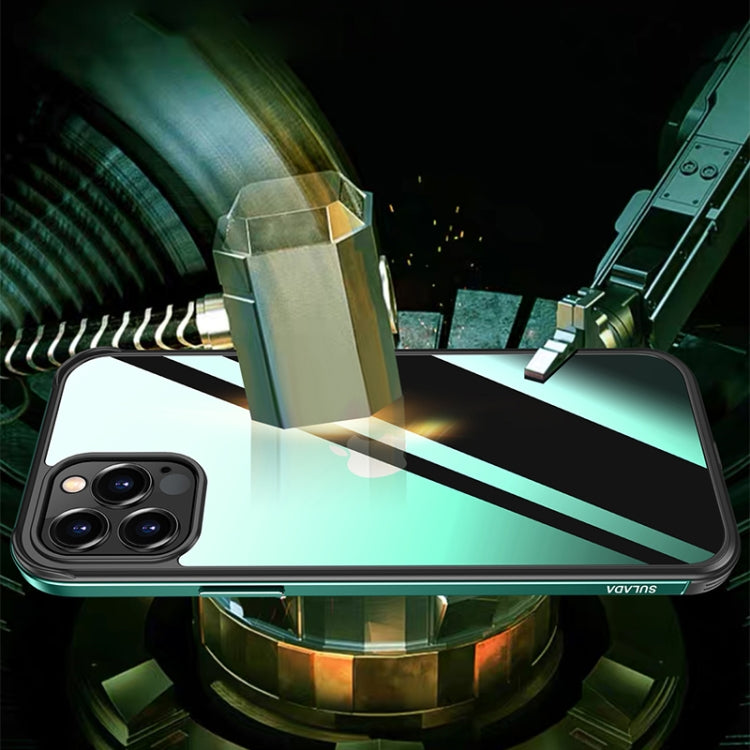 SULADA Shockproof Aviation Aluminum Metal Frame + Nano Glass + TPU Protective Case, For iPhone 12 Pro, For iPhone 12 Pro Max, For iPhone 11 Pro Max, For iPhone XS / X