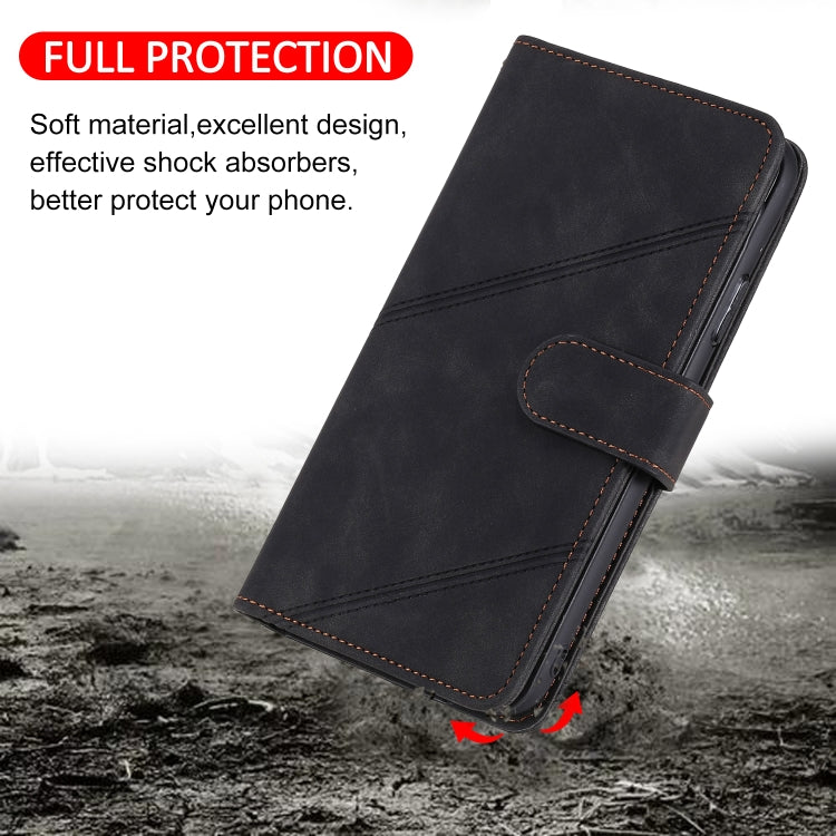 Skin Feel Business Horizontal Flip PU Leather Case with Holder & Multi-Card Slots & Wallet & Lanyard & Photo Frame, For iPhone 12 / 12 Pro, For iPhone 12 Pro Max, For iPhone XS / X, For iPhone XR