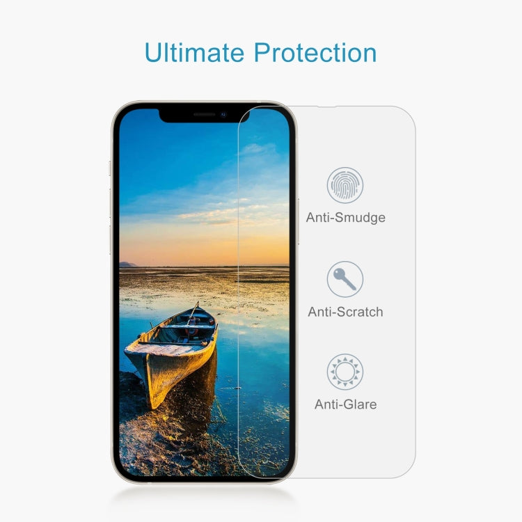 For iPhone 16e / 13 / 13 Pro 0.26mm 9H 2.5D Tempered Glass Film