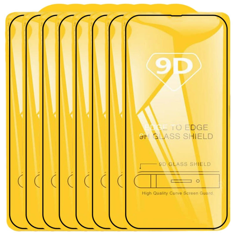 For iPhone 16e / 13 / 13 Pro 9D Full Glue Full Screen Tempered Glass Film
