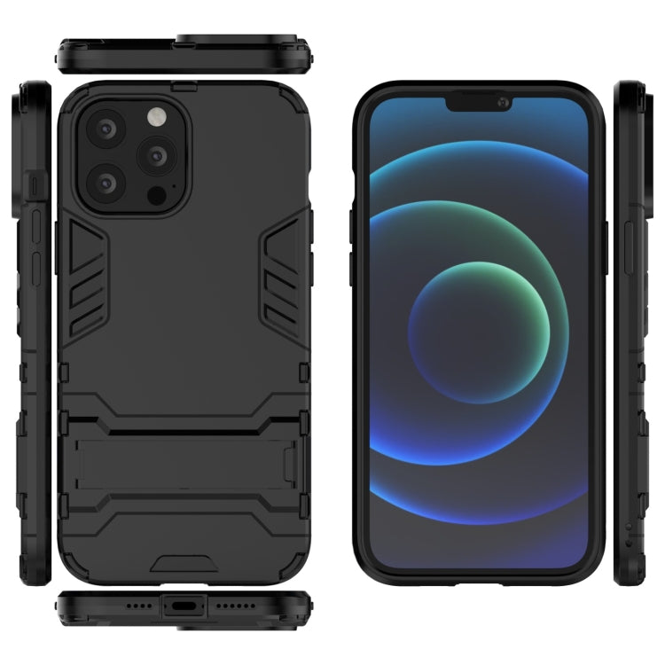 PC + TPU Shockproof Protective Case with Invisible Holder, For iPhone 13 mini, For iPhone 13 Pro, For iPhone 13 Pro Max, For iPhone 13